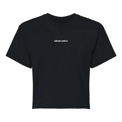 I Am Island Native Women's Crop Top