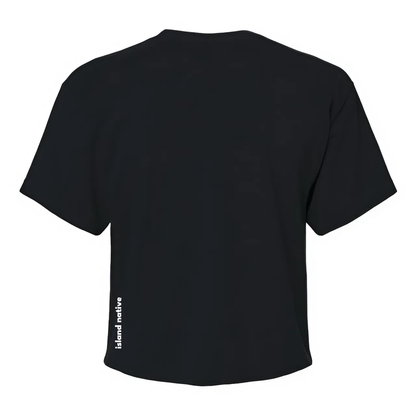 Red White Black. Women's Crop Top